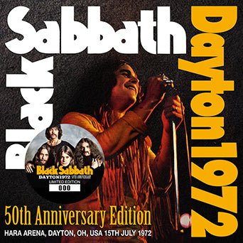 BLACK SABBATH / DAYTON 1972 50TH ANNIVERSARY DEFINITIVE EDITION (1CD)