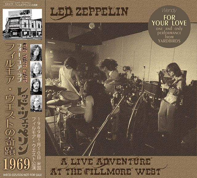 LED ZEPPELIN / A LIVE ADVENTURE AT THE FILLMORE WEST 【2CD】