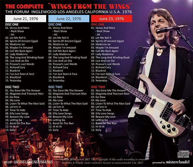 PAUL McCARTNEY / THE COMPLETE WINGS FROM THE WINGS 【6CD】