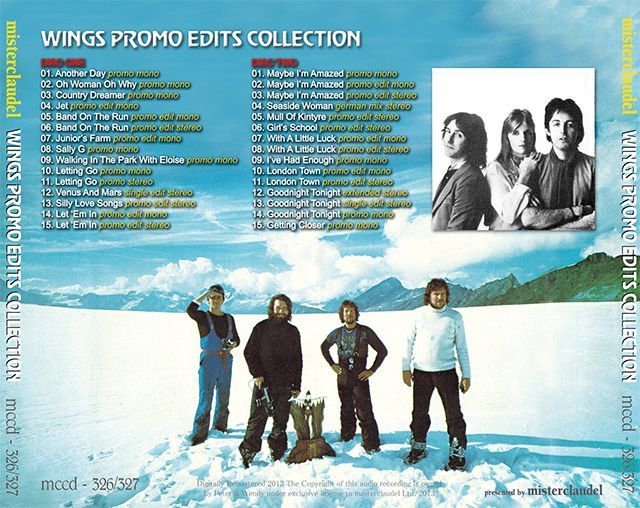 PAUL McCARTNEY / WINGS PROMO EDITS COLLECTION 【2CD】