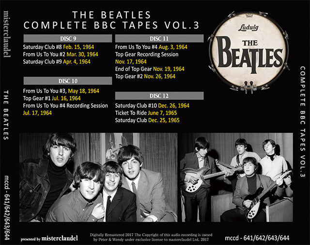 THE BEATLES / COMPLETE BBC TAPES Vol.3 【4CD＋解説BOOK】