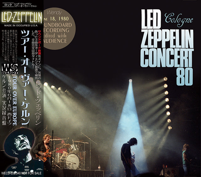 LED ZEPPELIN / TOUR OVER COLOGNE 【2CD】 – Music Lover Japan