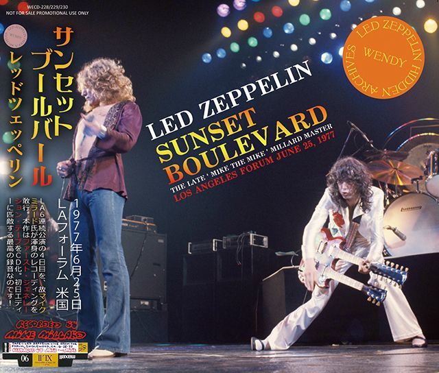 LED ZEPPELIN / SUNSET BOULEVARD 1977 【3CD】