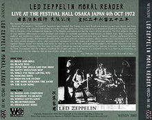 Load image into Gallery viewer, LED ZEPPELIN / MORAL READER 【2CD】
