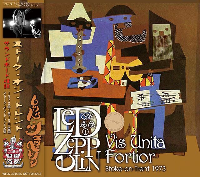 LED ZEPPELIN / VIS UNITA FORTIOR stoke-on-trent 1973 【2CD】
