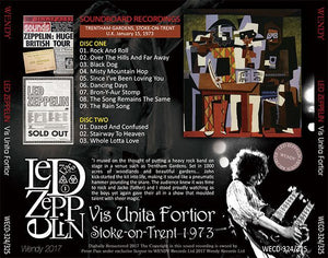 LED ZEPPELIN / VIS UNITA FORTIOR stoke-on-trent 1973 【2CD】