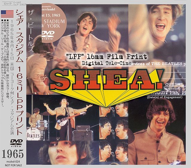 THE BEATLES / SHEA STADIUM ”LPP” 16mm PRINT DIGITAL TELE-CINE 【DVD】