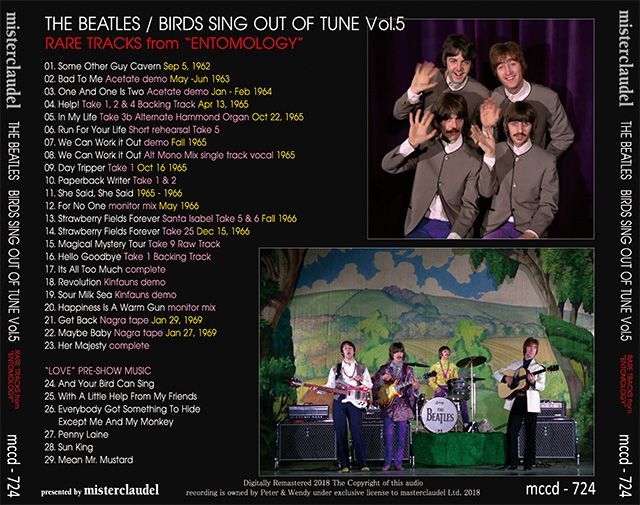 THE BEATLES / BIRDS SING OUT OF TUNE VOL.5 【CD】