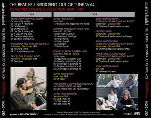 THE BEATLES / BIRDS SING OUT OF TUNE VOL.4 【1CD+BONUS CD】