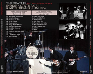 THE BEATLES / INDIANAPOLIS STATE FAIR & MONTREAL FORUM 【1CD】