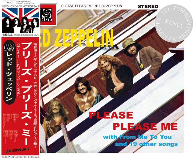 LED ZEPPELIN / PLEASE PLEASE ME 【3CD】 – Music Lover Japan