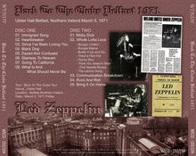 Load image into Gallery viewer, LED ZEPPELIN / BACK TO THE CLUBS BELFAST 1971 【2CD】

