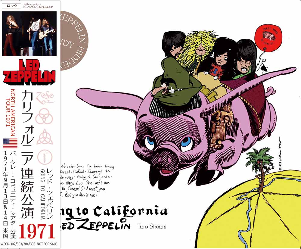 LED ZEPPELIN / GOING TO CALIFORNIA 1971 TWO SHOWS 【4CD】 – Music