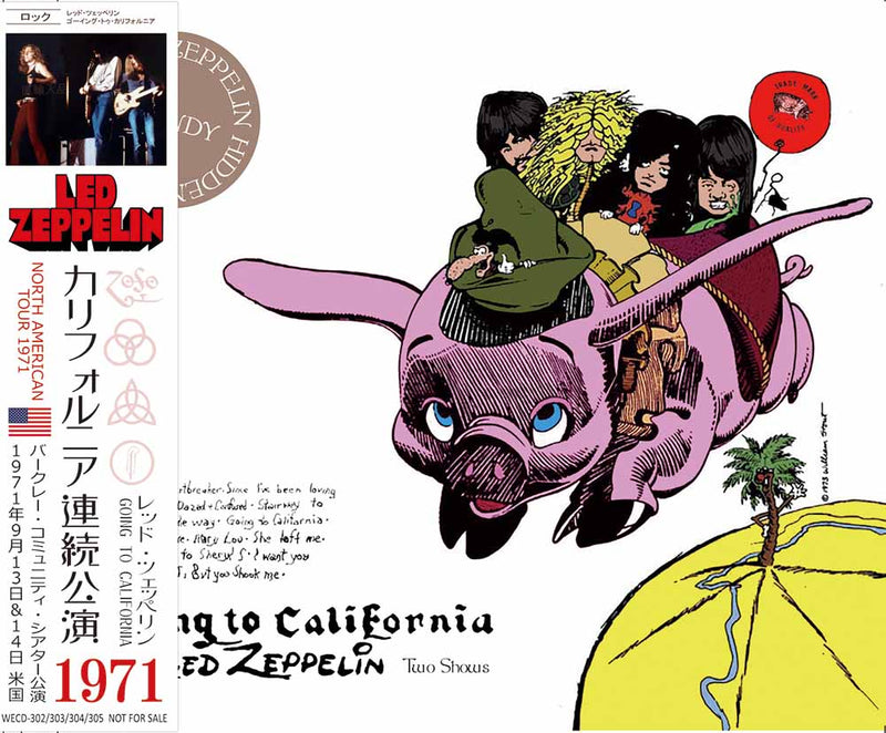 LED ZEPPELIN / GOING TO CALIFORNIA 1971 TWO SHOWS 【4CD】