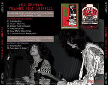 Load image into Gallery viewer, LED ZEPPELIN / FILLMORE WEST 19690111 【1CD】
