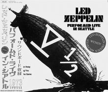 Load image into Gallery viewer, LED ZEPPELIN / PERFORMED LIVE IN SEATTLE 1973 【3CD】
