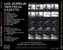 Load image into Gallery viewer, LED ZEPPELIN / MONTREAL GAZETTE 【3CD】

