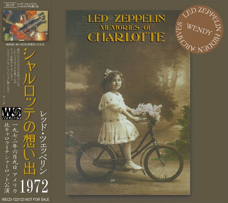 LED ZEPPELIN / MEMORIES OF CHARLOTTE 【2CD】