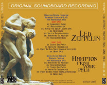 Load image into Gallery viewer, LED ZEPPELIN / HAMPTON FROM YOUR PALM 【2CD】
