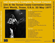 Load image into Gallery viewer, LED ZEPPELIN / COMPLETE TARRANT CONCERT 【3CD】
