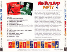 Load image into Gallery viewer, LED ZEPPELIN / WINTERLAND PARTY 【2CD】
