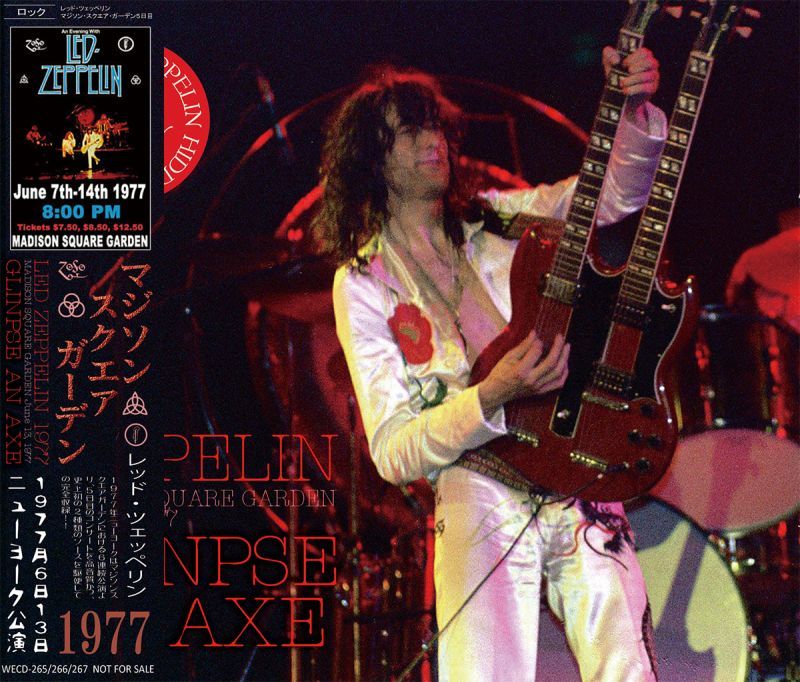 最も  LED ZEPPELIN / GLINPSE AN AXE 1977 【3CD】 洋楽