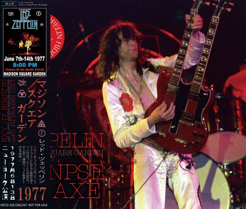 LED ZEPPELIN / GLINPSE AN AXE 1977 【3CD】
