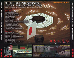 THE ROLLING STONES / LIVE AT BUDOKAN 2003 【2CD】