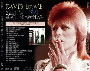 DAVID BOWIE / ZIGGY IN HEMEL HEMPSTEAD 1972 【1CD】