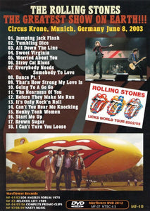 THE ROLLING STONES / THE GREATEST SHOW ON EARTH 【DVD】