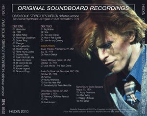 DAVID BOWIE / STRANGE FASCINATION definitive version 【2CD】