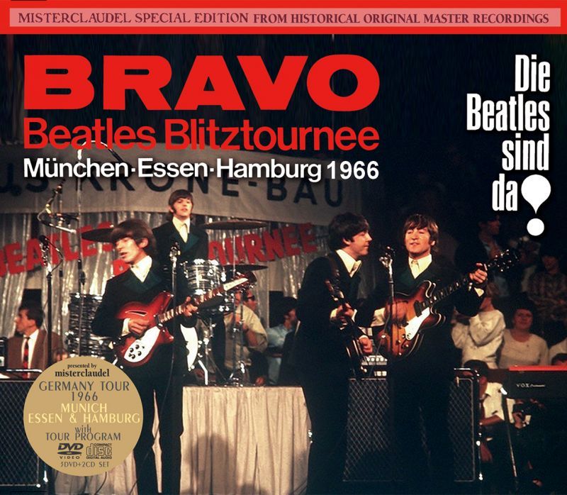 THE BEATLES / BRAVO BEATLES BLITZTOURNEE 3DVD+2CD with TOUR PROGRAM