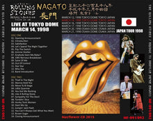 Load image into Gallery viewer, THE ROLLING STONES / BRIDGE TO BABYLON JAPAN TOUR 1998 NAGATO 【2CD】
