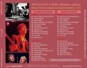 PAUL McCARTNEY / WINGS LAST FLIGHT definitive edition 【5CD】