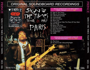 PRINCE / SIGN OF THE TIMES 1987 PARIS 【1CD】