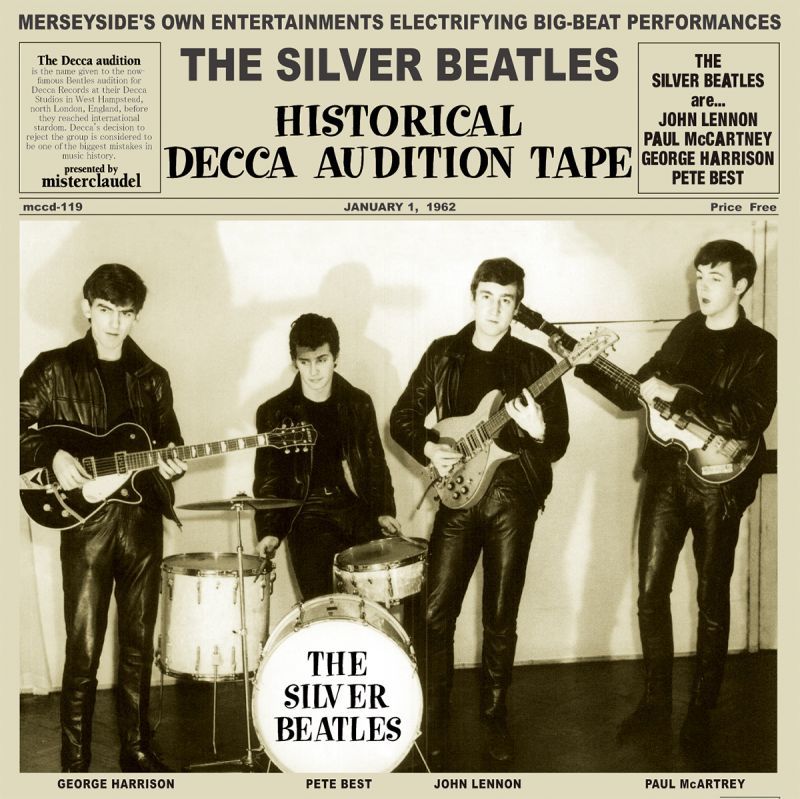 THE BEATLES / HISTORICAL DECCA AUDITION TAPE 【1CD】