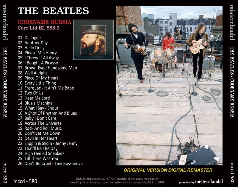 THE BEATLES / CODENAME RUSSIA 【1CD】