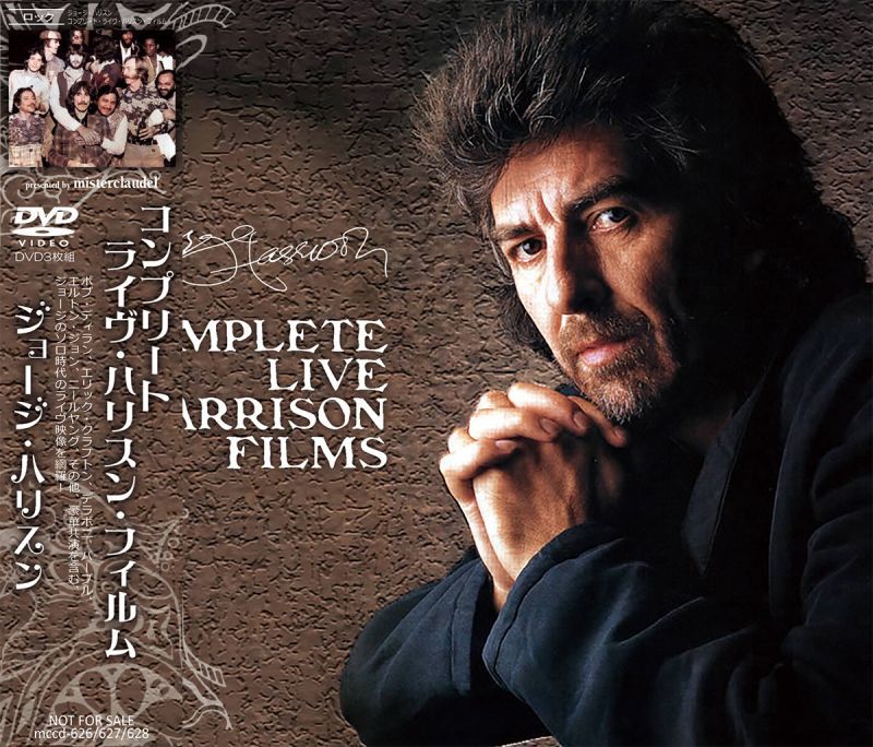 GEORGE HARRISON / COMPLETE LIVE HARRISON FILMS 【3DVD】