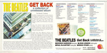 Load image into Gallery viewer, THE BEATLES / GET BACK a collection of unreleased album 【4CD+BOOKLET】
