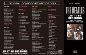 THE BEATLES / LET IT BE SESSIONS apple studio album recording 【6CD】