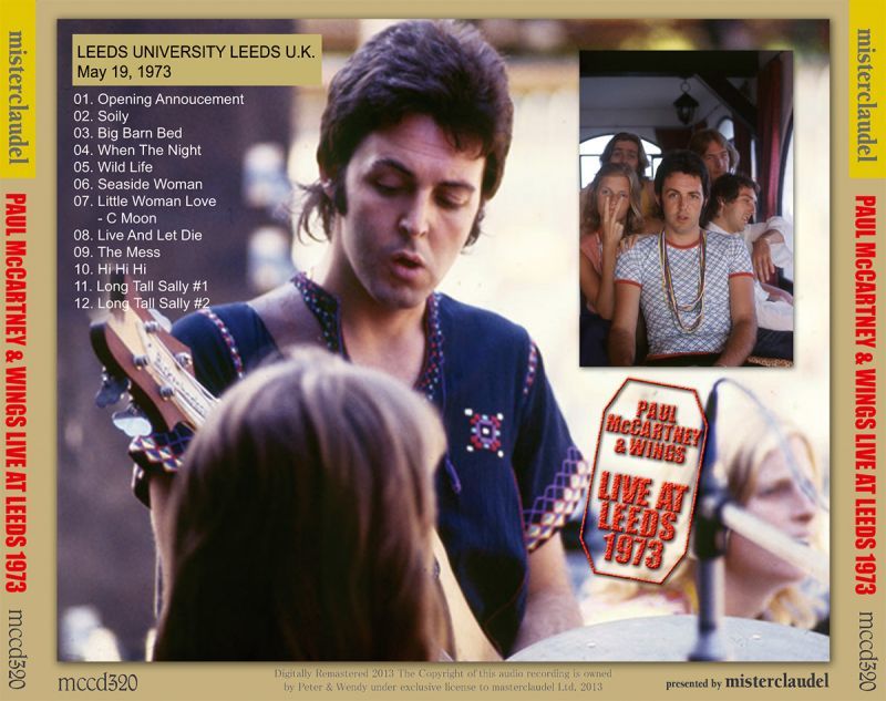 PAUL McCARTNEY / LIVE AT LEEDS 1973 【1CD】