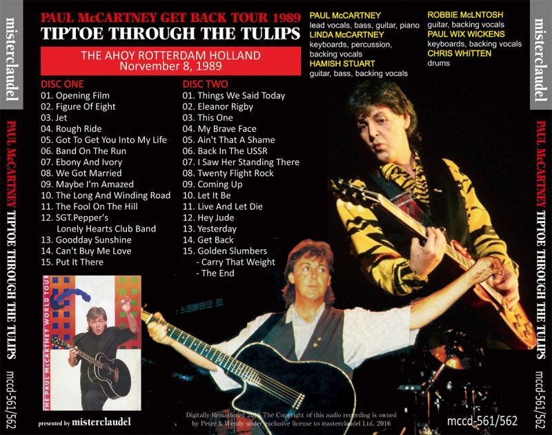 PAUL McCARTNEY / TIPTOE THROUGH THE TULIPS 【2CD】