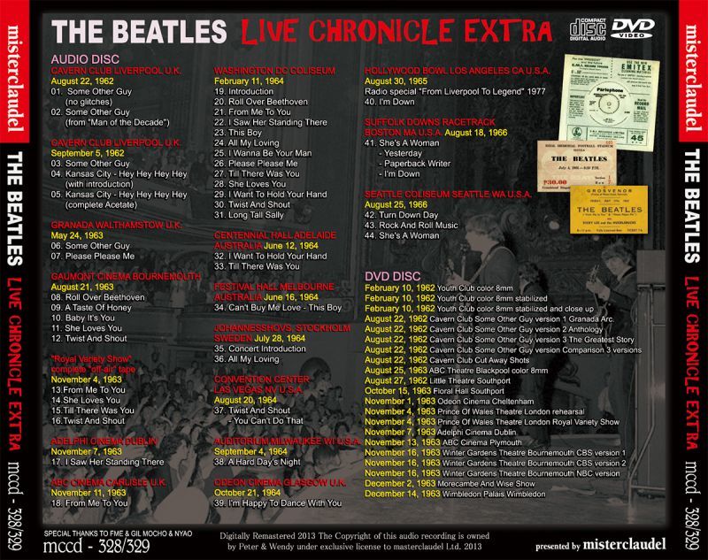 THE BEATLES / LIVE CHRONICLE EXTRA 【CD+DVD】