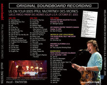 Load image into Gallery viewer, PAUL McCARTNEY / DES MOINES 2005 【3CD】
