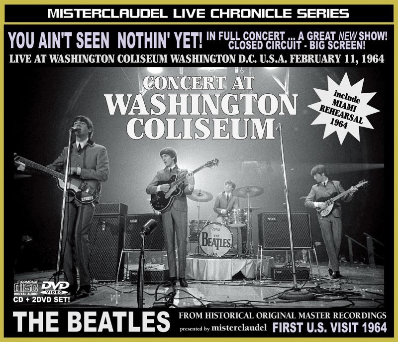 THE BEATLES / CONCERT AT WASHINGTON COLISEUM 【CD+2DVD】