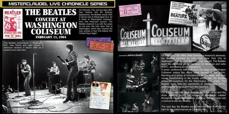 THE BEATLES / CONCERT AT WASHINGTON COLISEUM 【CD+2DVD】