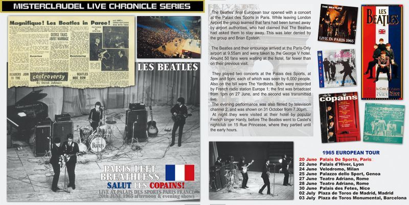 THE BEATLES / PARIS LEFT BREATHLESS 【3CD+2DVD】 – Music Lover Japan
