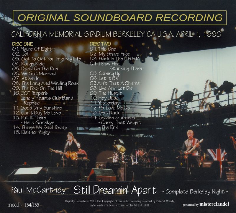 PAUL McCARTNEY / STILL DREAMIN' APART 【2CD】