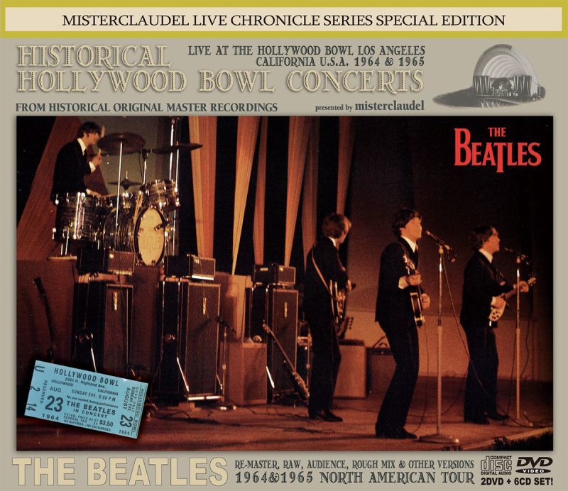 THE BEATLES / HISTORICAL HOLLYWOOD BOWL CONCERTS 【2DVD+6CD 