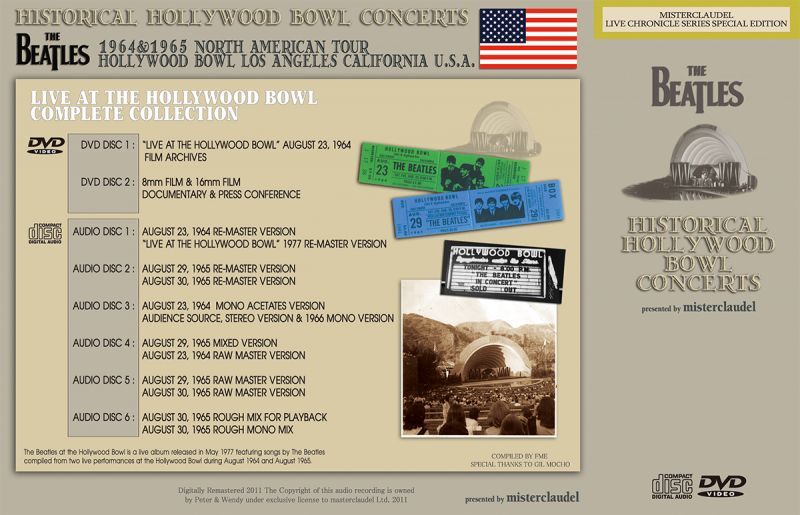 THE BEATLES / HISTORICAL HOLLYWOOD BOWL CONCERTS 【2DVD+6CD】